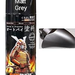 Samurai Kurobushi Spray Paint 1K 1Star Matt Metallic Colour Coat #H749*- GREY METALLIC MATTE FINISH (D-I-Y Do It Yourself)- 400ml-image-81
