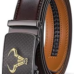 Genuine Leather Belt for Men | Formal/Casual | Can be fits on upto 40 inches waist size (BROWN 603 01)-image-53