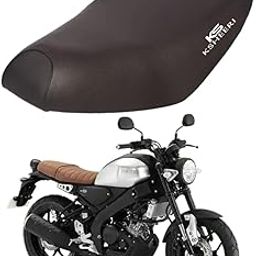 KSHEERI XSR 155 Bike Seat Cover Protect from Rust and Dust, PU Leather Waterproof Durable Seat Cover (Black)-image-85