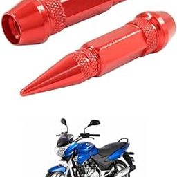 LOVMOTO Universal 2PC Spiked Aluminum Stem Valve Caps Dustproof Tire Wheel Stem Caps for Cars,SUVs,Trucks Bicycles and Motorcycles Comfortable with Dis-Cover 150-image-50