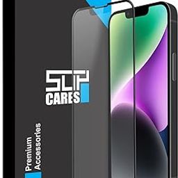 SupCares Military-Grade Matte Anti-Glare Tempered Glass Screen Protector for iPhone 13 Pro Max and iPhone 14 Plus (6.1 Inch) With Installation Kit | Edge to Edge Coverage | Black-image-81