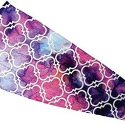 Honeycombe Purple Moisture Wicking Headband-image-28
