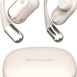 Earaku Wireless Earphones, Ultra Lightweight, No Blocking Earphones, Ultimate Fit, Earphones, Bone Conduction, Innovative Edition, DSP Function, Open Ear Headphones, Industry-leading Sound Quality-picture-2