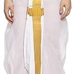 Men White Colour Cotton Dhoti Pant/Panjakejam (WHITE) (ONE SIZE) (D531)-image-32