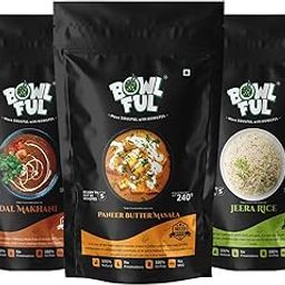 Bowlful Punjabi Meal 2 Combo, 100% Natural, Ready to Eat, Freeze Dried Food-image-69