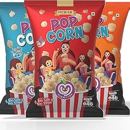 Yummylov Popcorn Combo Pack – 3 Flavors (Butter Salt, Hot Ketchup, Peri Peri) | Made from Premium Corn | No Palm Oil |Ready-to-Eat Pack | 6 x 30gm | Ideal for Office, School,Travel & Movie-image-6