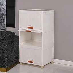 MECHDEL Multipurpose Bookshelf Organizer Rack for Living Room, Kitchen, Bedroom, Office - DIY (Cupboard Rack - White Window, 3PCS)-image-32