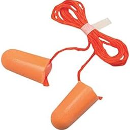 Safety Ear Plugs ANSI Certified Product Corded Foam Noise Reduction Ear Plugs Orange Color -Pack of 50-20