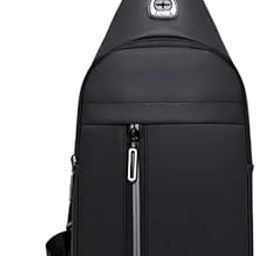 Sainslet Sling Bag Crossbody Bag Men with Earphone Hole Shoulder Chest Bags Wallet Purse for Travel Sports Hiking Shorter Bike Rides-image-72