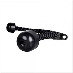 SPOCCO | Gym Cable Attachment | Cable Cross D Handle, Tricep Rope, Seated Row Grip | 30 Inch-Black | TR118-23