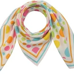 beau design Women's Stylish Square Polyster Scarve Trendy Digital Printed Fashion Head Neck Scarf Stole-picture-34