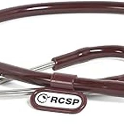 RCSP Stethoscope Pediatric For Doctors And Medical Student Nurses SS Pediatric, light weight Stainless Steel Chest Piece with Flexible Jointless Tube & Soft Sealing Ear Knobs (CHOCOLATE)-image-41