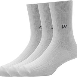 Mens Cotton Full Length Socks (Pack of 3) White-image-63