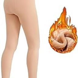Women Fleece Lined Tights-Fake Translucent Leggings High Waist Pantyhose Sheer Thick Warm Tights for Women-image-30