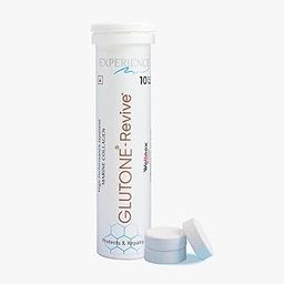 Glutone-Revive Effervescent Collagen Tablets – 2500 mg Wellnex Di-Peptide Marine Collagen|Supports Skin Hydration, Elasticity, Smooth Texture | For Men & Women | 10 Blueberry Flavour Tablets-picture-23