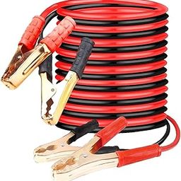 LNT 7 Ft Heavy-Duty 500 AMP Car Jumper Cables – Emergency Booster Cable with Alligator Clamps | Tangle-Free, Weatherproof Jump Start Wire for Cars, SUVs, Trucks, and Bikes-image-41