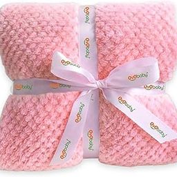 OYO BABY Super Soft Double Layered Flannel Baby Blanket - Pink | Cozy & Breathable | Warm, Soft, and Comfortable | Perfect for Newborns & Toddlers | Unisex Design for Boys & Girls-image-3