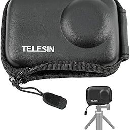 TELESIN° Small Carry Case Lens Protector for DJI Action 5 Action 4 Action 3 Insta 360 Ace Insta360 Ace Pro Accessories, Mini Carrying Bag for DJI Osmo Action Selfie Stick Tripod Protective Accessory-20