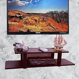 Tv Cabinet Wall Shelves, Smart Led Tv Entertainment Unit Set Top Box Stand Wall Mounted Shelf Racks for Home Living Room,-picture-24