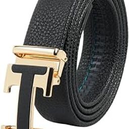 Men’s Stylish Artificial Leather Formal Belt – Trendy Adjustable Belt|ATOBUK_HGLD_BLK_P-image-19
