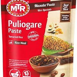 MTR Puliogare Paste | Traditional Masalas | Tamarind Rice Masala | 200g-image-44