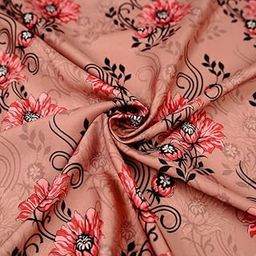 Soft Rayon Printed Fabric for Women’s Clothing | Unstitched Dress Material for Kurtis, Tops & Palazzos | 42 Inch Width – Colorful & Elegant Design | Color Peach 2 | A15-image-22