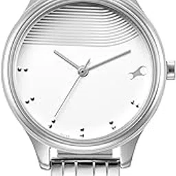 fastrack Stunners Quartz Analog Silver Dial Metal Strap Watch for Girls-NS6280SM01-picture-22
