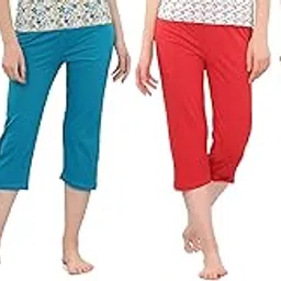 zebu Women's Plain Capri (Pack of 4 Capri)-picture-27