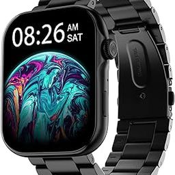 Noise ColorFit Ultra 3 Bluetooth Calling Smart Watch with Biggest 1.96" AMOLED Display, Premium Metallic Build, Functional Crown, Gesture Control with Metallic Strap (Jet Black: Elite Edition)-24