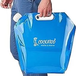 Cockatoo 10L Water Storage Tank, Portable Water Carrier Lifting Bag for Camping Hiking,Material:PP-picture-31