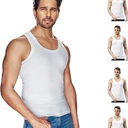 Macho Men's Cotton Solid Vest Pack of 5-picture-32