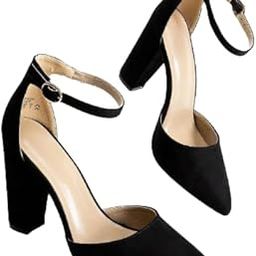 UUNDA Fashion Premium Comfortable, Stylish Casual Block Heel Bellies for Women | Heel Sandals for Women | Office Wear Casual Footwear Pumps Heels for Office for Everyday Wear NV4-BL008NV4-BL010-14