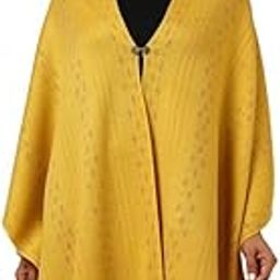 Womens Acrylic Woven Design Shawl-picture-36