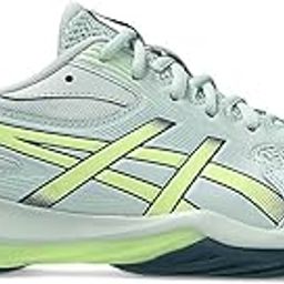 asics Mens Gel-Rocket 12 Lichen Rock/Tranquil Teal Indoor Court Shoes-picture-10