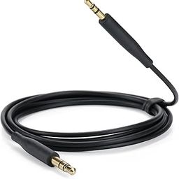 Replacement Aux Cable Cord Wire, 3.5mm to 2.5mm for Bose NC700 QuietComfort QC25 QC35 QC35II QC45 Headphones (No Mic) (Black)-image-55