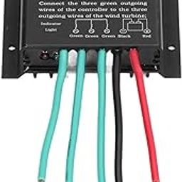 48V Wind Turbine Controller, Automatic IP67 Wind Power Regulator Suitable for 400W Wind Turbine System, Aluminium Alloy Mini Wind Turbine Generator Controller-5