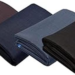 Men's Trouser Fabric Combo Set (Combo of 4 Pant Pieces)-image-57
