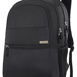 Lavie Sport 47cm Osprey 28 Litres Laptop Backpack For Men & Women | Business Laptop Bag | Upto 15.6" Notebook/Macbook Compatible (Black)-27