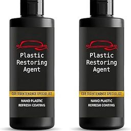 Plastic Restoring Agent For Car | Multi Usage Car Maintenance Specialist On Dashboard,Seat,Door Panel, Wheel Eyebrow | Nano Plastic Refresh Coating Protection from UV Rays & Fading Pack Of 2,200ml-image-16