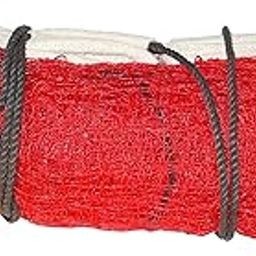 ProZone Nylon Badminton Net, Four Side HDPE Tape, .90 MM Thickness, 40 MM Mesh Size (Red)-image-78