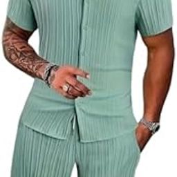 Men's Night Dress || Rayon Multi Printed Night Suit Set || Sleepwear Loungewear Shirt & Shorts Combo || Summer Wear Short Pajama Set for Men || Night Suit.-image-33