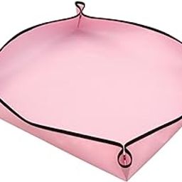 UJEAVETTE Transplanting Mat Yard Folded Tool Bonsai Outdoor Garden Plant Repotting Mat Pink-image-75