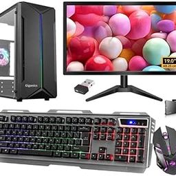 All-in-One Desktop Computer Set, i5 3rd Gen, 4GB RAM, 128GB SSD,19" HD LED Monitor, RGB Keyboard & Mouse, WiFi, Windows 10, MS Office (4-128GB)-10