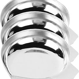 CANIGHT Multi-Purpose Scale Trays 3pcs Stainless Steel Weighing Trays Perfect for Reloading Mixing and Kitchen Use-20
