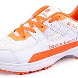Bacca Bucci Men's WicketWings Pro Performance Cricket Shoes: Dynamic Flexfit Design, Superior Traction Cleats, Breathable Perforated Upper-12