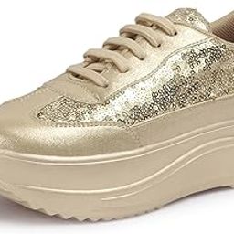 Women Party & Casual Glitter Wedding Sneakers-image-93