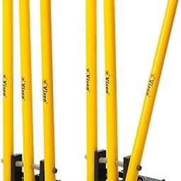 Vixen Cricket Spring Return Plastic Stump Set with Heavy Duty Spring Stand Base | Stumps Automatically Return to Upright Position After Impact.-18