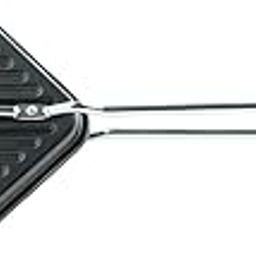 Non Stick Aluminium Manual Sandwich Maker Gas Toaster (Black) (Grill)-6