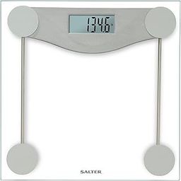 Salter Glass Digital Bath Scale First Digital Bath Scale for Body Weight in the E-Tech Series, Clear-23