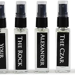 Luxury Unisex Eau De Parfum Gift Set 5 x10ml for Men & Women | 3 Men’s Scents: The Rock, Alexander, The CZAR | 2 Women’s Scents: The Empress, Your Highness | Premium Liquid Perfume, Everyday Use | For Party, Outing, Office & Date-23